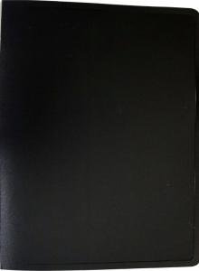 Папка с металлическим зажимом A4 пластиковая черная (PZ05CBLCK)