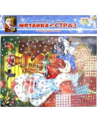 Мозаика из страз. Чаепитие с Дедом Морозом