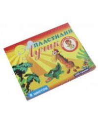 Пластилин "Лучик" 8 цветов К-8