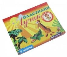 Пластилин "Лучик" 8 цветов К-8