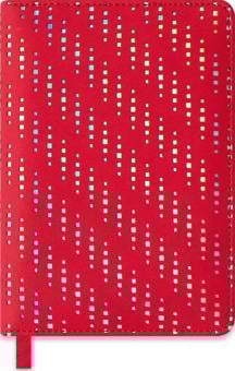 Ежедневник недатированный. Софт-тач, А6, 160 листов, красный