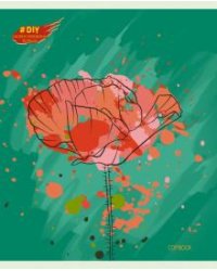 Тетрадь общая DIY Collection. Праздник цвета, 48 листов, А5, клетка