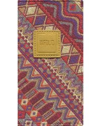 Записная книжка "Folk" (96 листов, 9х16 см, клетка) (AZ669/bordo)