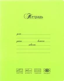 Тетрадь Лучшая из лучших, 12 листов, косая линия, А5, фисташковая