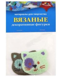 Аппликация вязаная. Котята