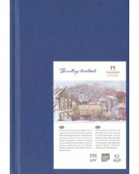 Блокнот "Travelling sketchbook" (62 листа, А6, синий (БЛ-5672)