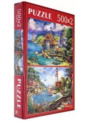 Пазлы 2 в 1. Морские пейзажи, 2 по 500 элементов