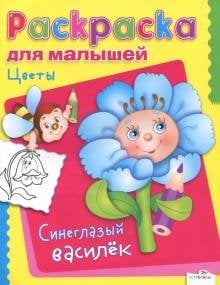 Цветы. Синеглазый василек