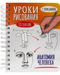 Скетчбук А5 Уроки рисования. Анатомия человека