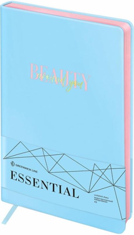 Ежедневник недатированный Essential. Blue, А5, 136 листов