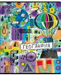 Тетрадь предметная. Граффити География, А5, 48 листов, клетка