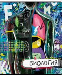 Тетрадь предметная. Граффити Биология, А5, 48 листов, клетка