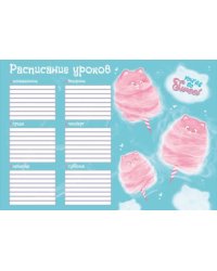 Расписание уроков Котоваты, А4