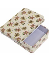 Коробка для безделушек и мелочей Цветочный узор (43712)
