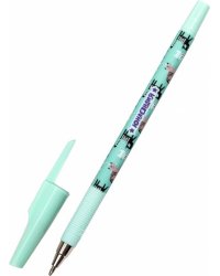 Ручка шариковая GLAMOUR CAT, 0,7 мм., синяя, в ассортименте