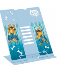Подставка для книг Мопсы на заборе