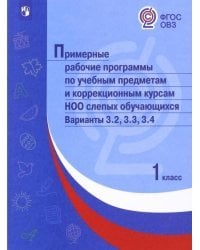 Примерные рабочие программы по учебным предметам слепых обучающихся. Варианты 3.2, 3.3, 3.4. 1 класс