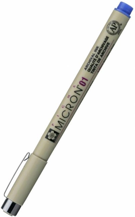 Ручка капиллярная Pigma Micron, синий