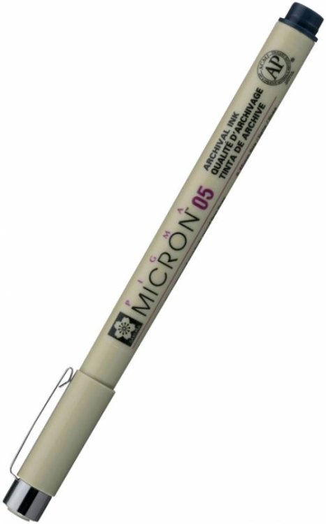 Ручка капиллярная Pigma Micron, иссиня-черный