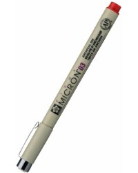 Ручка капиллярная Pigma Micron, красный