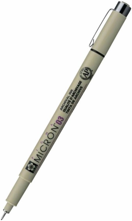 Ручка капиллярная Pigma Micron, черный