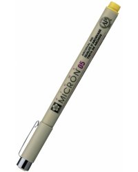Ручка капиллярная Pigma Micron, желтый