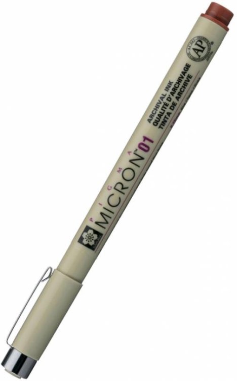 Ручка капиллярная Pigma Micron, коричневый