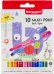 Фломастеры Bruynzeel Kids Multipoint, 10 цветов