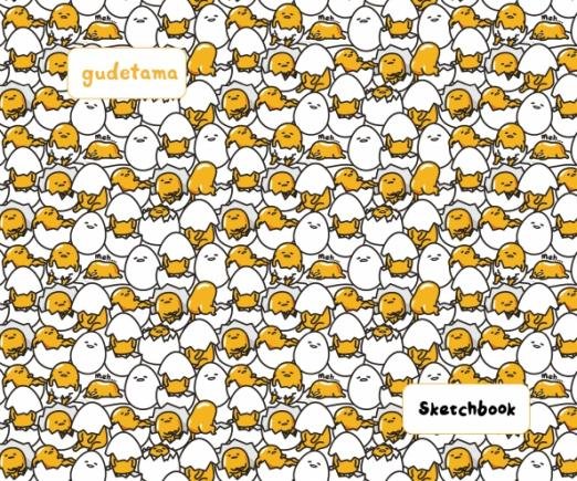 Скетчбук. Gudetama. Ленивый желток (твердый переплет, 96 страниц, 240х200 мм)