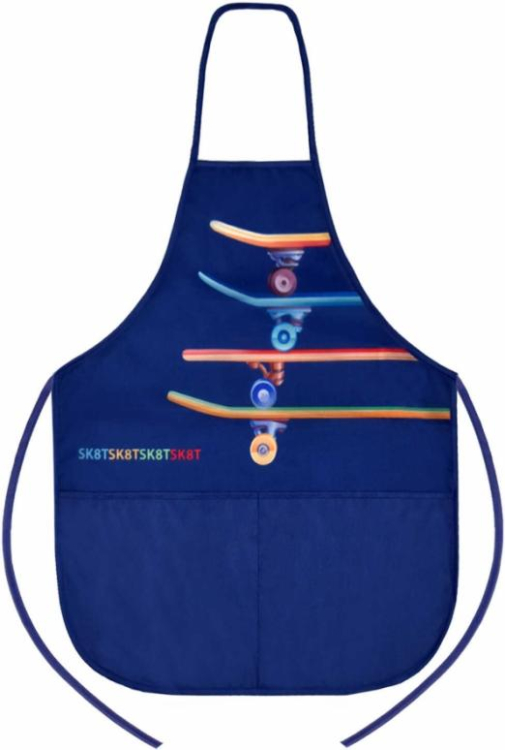 Фартук для уроков труда и рисования. Скейтборды