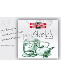 Бумага для графических работ Pop Sketch, А3, 20 листов