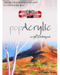 Бумага для акриловых красок Pop Acrylic, А4, 10 листов