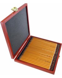 Набор чернографитных карандашей 1504 Art, 8B-2H, 24 штуки
