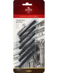 Набор угля художественного искусственного 8686, B-H, 6 штук