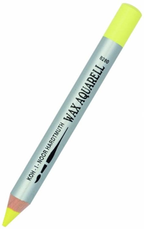 Карандаш восковой акварельный Wax aquarell 8280/2, лимонный