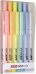 Набор текстовыделителей автоматических Highlighter-S Mild, 6 цветов