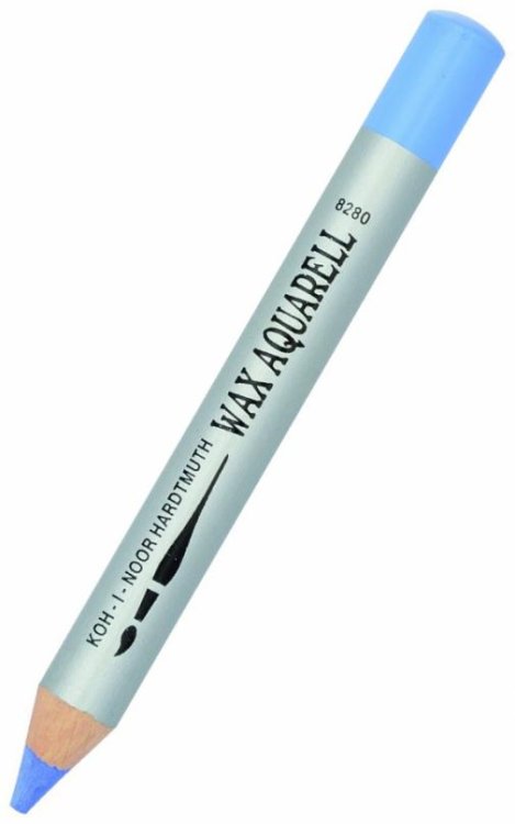 Карандаш восковой акварельный Wax aquarell 8280/57, горный голубой