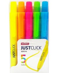 Набор текстовыделителей автоматических Highlighter-M, 5 цветов