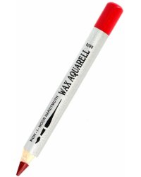 Карандаш восковой акварельный Wax aquarell 8280/132, карминовый красный