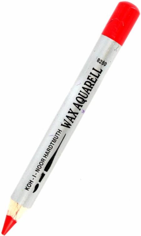 Карандаш восковой акварельный Wax aquarell 8280/170, пирролевый красный