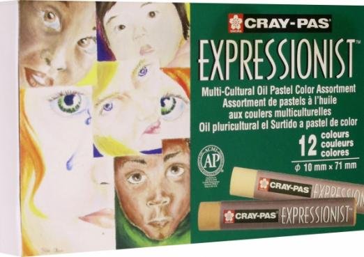 Набор пастели масляной Cray-Pas Expressionist Multicolor для начинающих, 12 цветов