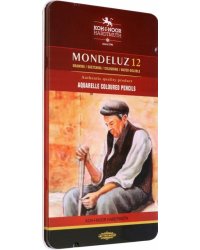 Карандаши акварельные Mondeluz Old Man 3722, 12 цветов
