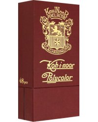Карандаши цветные Polycolor Retro, 48 цветов, в подарочной упаковке