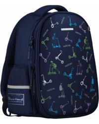 Рюкзак-капсула с эргономичной спинкой Sport Pattern. Самокаты, синий