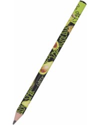 Карандаш чернографитовый HappyGraphix Jumbo. Avocado style. Rock star, 4В