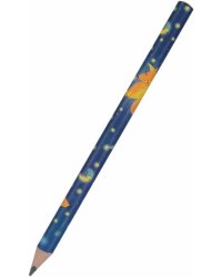 Карандаш чернографитовый HappyGraphix Jumbo. Волшебный лис, 4В