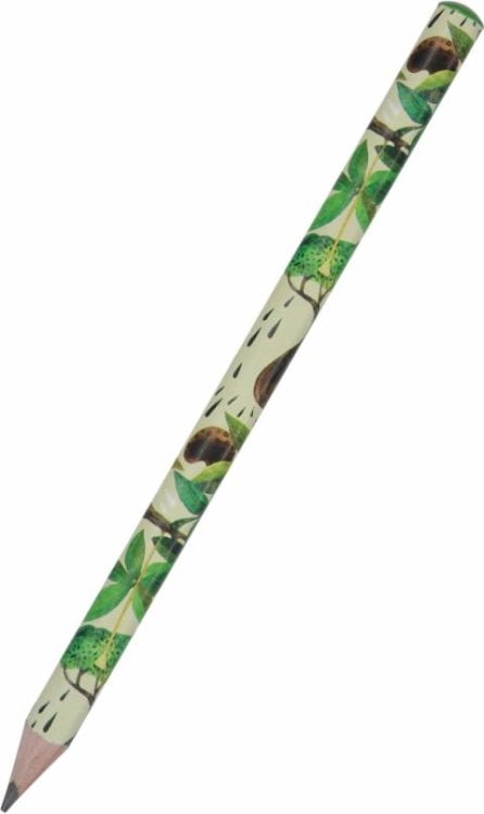 Карандаш чернографитовый HappyGraphix Jumbo. Баобаб, 4В