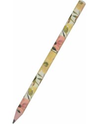 Карандаш чернографитовый HappyGraphix Jumbo. Цветочная романтика, 4В