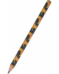 Карандаш чернографитовый HappyGraphix Jumbo. Леопард, 4В