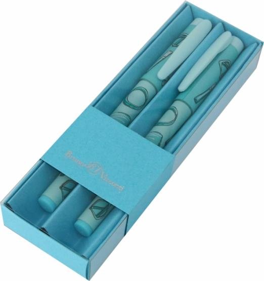 Обложка книги «Набор из 2 синих шариковых ручек FreshWrite. Life Style. Mint Dream, 0.7 мм»